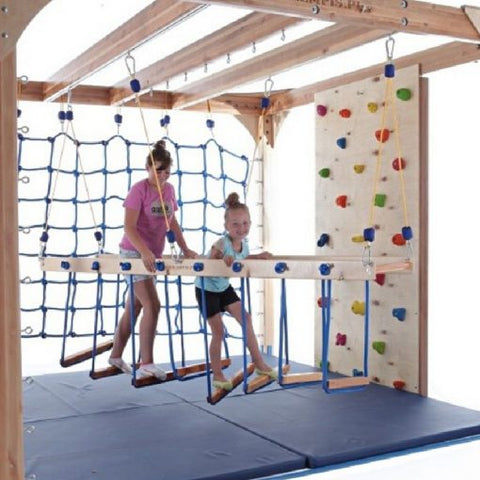 Small Footbridge for Therapeutic Sensory Balance Exercises-Additional Need, Gross Motor and Balance Skills, Helps With, Indoor Swings, Movement Breaks, Proprioceptive, Stock, Vestibular-Learning SPACE