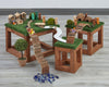 Small World Grass Platforms-Childs Play, Cosy Direct, Early Years, Early years Games & Toys, Imaginative Play, Pretend play, Small World-Learning SPACE