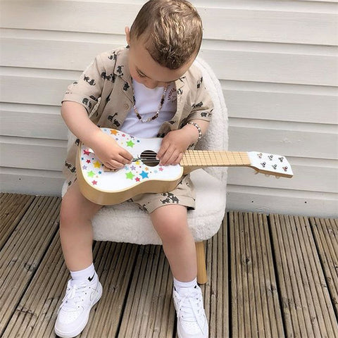 Star Guitar - Children's Musical Instrument-Additional Need, AllSensory, Baby Musical Toys, Baby Sensory Toys, Bigjigs Toys, Early Years Musical Toys, Fine Motor Skills, Helps With, Music, Primary Music, Sound, Sound Equipment, Stock-Learning SPACE