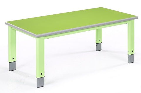 Start Right Height Adjustable Table - Rectangle-Classroom Furniture, Classroom Table, Height Adjustable, Metalliform, Rectangular, Table, Wellbeing Furniture-Geen-Learning SPACE