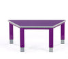 Start Right Height Adjustable Table - Trapezoidal-Classroom Furniture, Classroom Table, Height Adjustable, Metalliform, Table, Trapezoid, Wellbeing Furniture-Purple-Learning SPACE