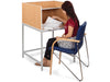 Study Carrel Desk With Straight Sides and Legs-Desk Table, Study Carrell, Task Table-Learning SPACE