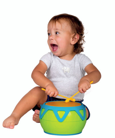 Super Drum - Children's Musical Instrument-AllSensory, Baby & Toddler Gifts, Baby Cause & Effect Toys, Baby Musical Toys, Baby Sensory Toys, Drums, Early Years Musical Toys, Gifts For 1 Year Olds, Halilit Toys, Music, Sound, Sound Equipment, Stock-Learning SPACE