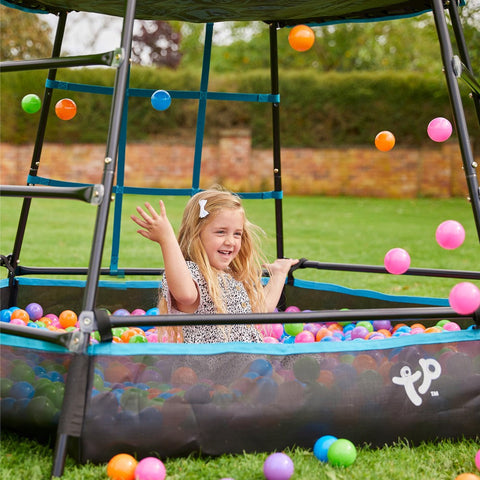 TP Explorer Metal Climbing Frame (Black Edition)-Additional Need, Gross Motor and Balance Skills, Helps With, Outdoor Climbing Frames, Playground Equipment, Seasons, Summer, TP Toys-Learning SPACE