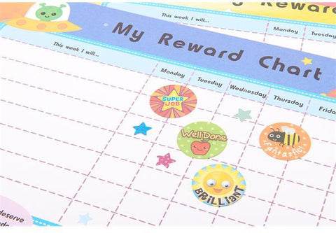 Task & Reward Chart Pad With Stickers-Additional Need, Calmer Classrooms, Classroom Displays, Clever Kidz, Early Years Books & Posters, Feeding Skills, Helps With, Planning And Daily Structure, PSHE, Rewards & Behaviour, Social Emotional Learning-Learning SPACE