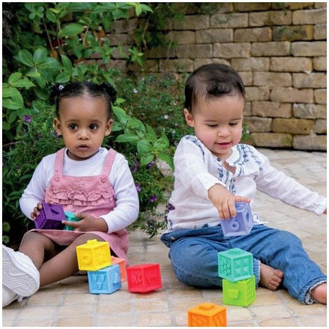 Textured Pop Blocks-Autism, Baby Cause & Effect Toys, Building Blocks, Cause & Effect Toys, Edushape Toys, Farms & Construction, Gifts For 6-12 Months Old, Helps With, Imaginative Play, Neuro Diversity, Oral Motor & Chewing Skills, Stacking Toys & Sorting Toys, Stock, Tactile Toys & Books-Learning SPACE