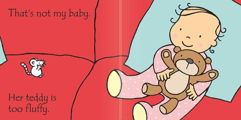 That's not my Baby (girl)… Book-AllSensory, Baby Books & Posters, Helps With, Sensory Seeking, Stock, Tactile Toys & Books, Usborne Books-Learning SPACE