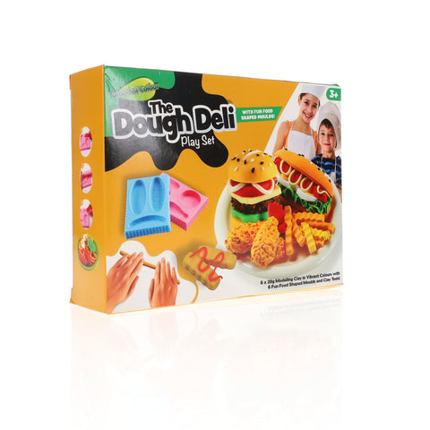 The Dough Deli Play Set - 6 x 20g Play Dough and Accessories-Art Materials, Arts & Crafts, Early Arts & Crafts, playdough, Primary Arts & Crafts, Tactile Toys & Books-Learning SPACE