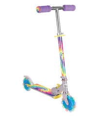 Tie Dye Scooter With Flashing Wheels-Ozbozz, Ride & Scoot, Scooters-Learning SPACE