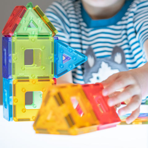 Translucent KinderMag Starter Set-Engineering & Construction, Gifts For 1 Year Olds, Light Box Accessories, Polydron, S.T.E.M-Learning SPACE