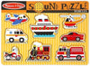 Vehicles Sound Puzzle - 8 Pieces-Baby Wooden Toys, Sound, Sound. Peg & Inset Puzzles, Stock-Learning SPACE