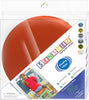 Vibrating Orange Circle Pillow Cushion-AllSensory, Autism, Bean Bags & Cushions, Calming and Relaxation, Cushions, Down Syndrome, Helps With, Movement Chairs & Accessories, Neuro Diversity, Seating, Sensory Processing Disorder, Sensory Seeking, Teen Sensory Weighted & Deep Pressure, Vibration & Massage, Wellbeing Furniture-Learning SPACE