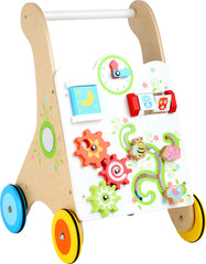 Vivid Colours Baby Walker-Additional Need, Baby & Toddler Gifts, Baby Walker, Baby Wooden Toys, Balancing Equipment, Gifts For 1 Year Olds, Gifts For 6-12 Months Old, Gross Motor and Balance Skills, Helps With, Small Foot Wooden Toys, Stock-Learning SPACE