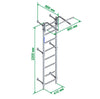 Wall Mounted Climbing Ladder-Indoor Swings, Movement Breaks, Sensory Climbing Equipment, Teen & Adult Swings-Learning SPACE