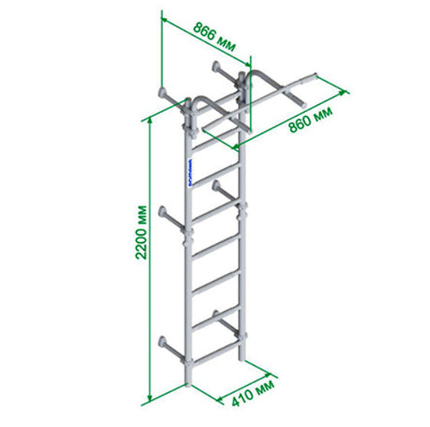 Wall Mounted Climbing Ladder-Indoor Swings, Movement Breaks, Sensory Climbing Equipment, Teen & Adult Swings-Learning SPACE