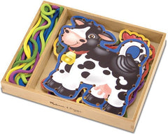 Wooden Panels & Laces - Farm Animals-Additional Need, Arts & Crafts, Baby Wooden Toys, Craft Activities & Kits, Early Arts & Crafts, Farms & Construction, Fine Motor Skills, Gifts For 3-5 Years Old, Helps With, Imaginative Play, Lacing, Learning Difficulties, Primary Arts & Crafts, Sensory Wall Panels & Accessories, Stock, Tracking & Bead Frames-Learning SPACE