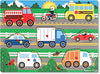 Wooden Peg Puzzle - Vehicles-Baby Wooden Toys, Sound. Peg & Inset Puzzles, Stock-Learning SPACE