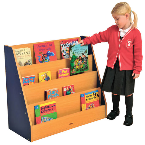 Milan Book Display Units-Bookcases, Classroom Displays, Classroom Furniture, Shelves, Storage, Storage Bins & Baskets, Wellbeing Furniture-Learning SPACE