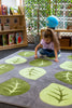 Natural World™ Carved Placement 2x2m Carpet-Kit For Kids, Mats & Rugs, Nature Sensory Room, Neutral Colour, Placement Carpets, Rugs, Square, Wellbeing Furniture-Learning SPACE