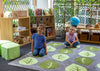 Natural World™ Carved Placement 2x2m Carpet-Kit For Kids, Mats & Rugs, Nature Sensory Room, Neutral Colour, Placement Carpets, Rugs, Square, Wellbeing Furniture-Learning SPACE