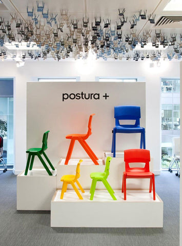 Postura+ One Piece Chair (Ages 11-13)-Classroom Chairs, Seating, Wellbeing Furniture-Learning SPACE