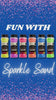 Eco Fluorescent Craft Sand Shakers - 6 Vibrant Colors