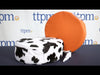 Vibrating Orange Circle Pillow Cushion