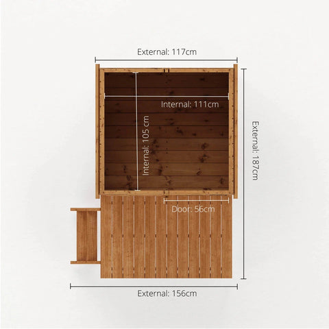 Snug Playhouse - Optional Tower With Slide or Activity Set-Forest School & Outdoor Garden Equipment, Mercia Garden Products, Play Houses, Playground Equipment, Playhouses-Learning SPACE