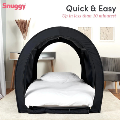 Snuggy The Sensory Bed Den Canopy - Double or Single-AllSensory, Autism, Black-Out Dens, Calmer Classrooms, Calming and Relaxation, Core Range, Helps With, Matrix Group, Meltdown Management, Neuro Diversity, Noise Reduction, Reading Den, Sensory Dens, Sensory Processing Disorder, Sleep Issues, Snuggy, Wellbeing Furniture-Learning SPACE